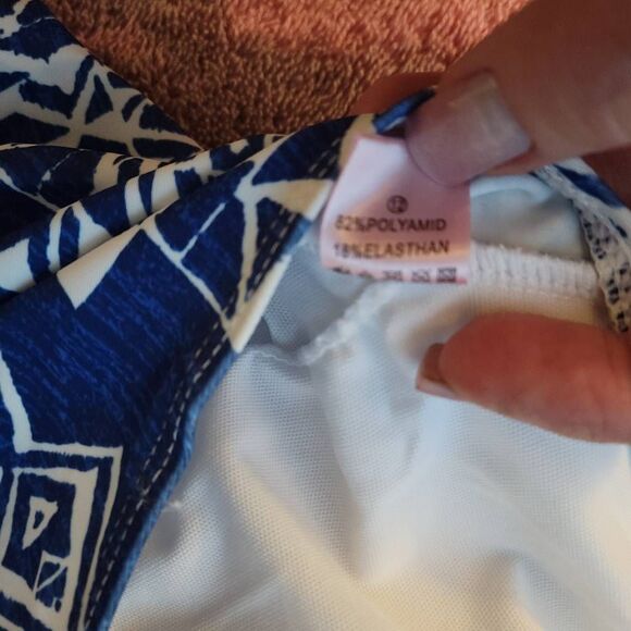 Tankini Bikini TWO 2 Tops Two Piece Bathing Suit Swim Wear - Picture 10 of 11